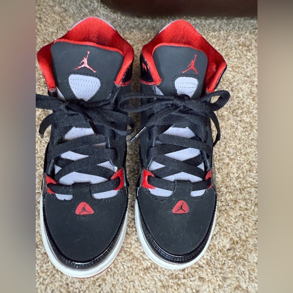 Jordan Other - Jordan Kids Black and Red Sneakers
